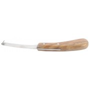 Нож копытный двусторонний деревянная ручка